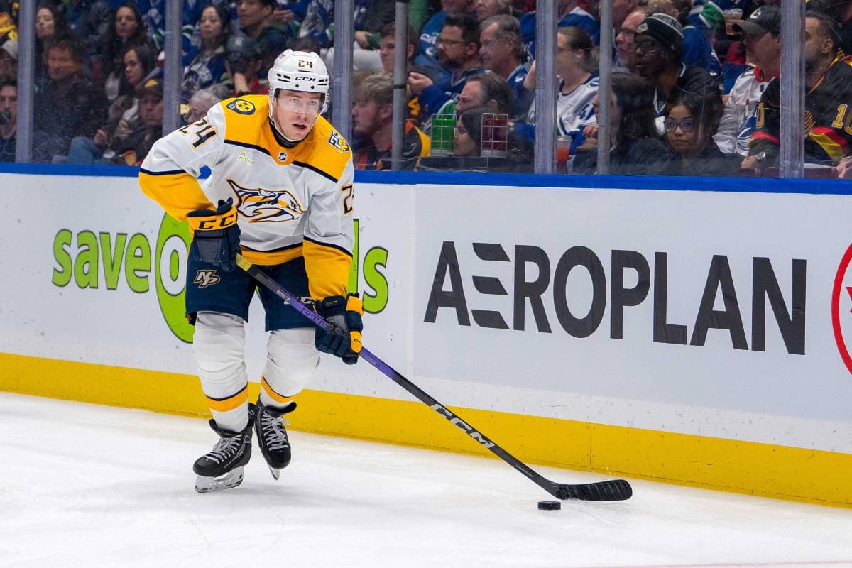 Nashville Predators re-sign Spencer Stastney to two-year contract