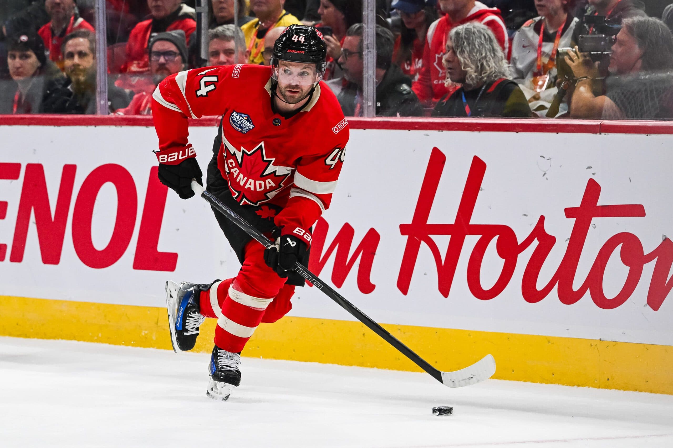 Canada’s Josh Morrissey leaves game against Czechia