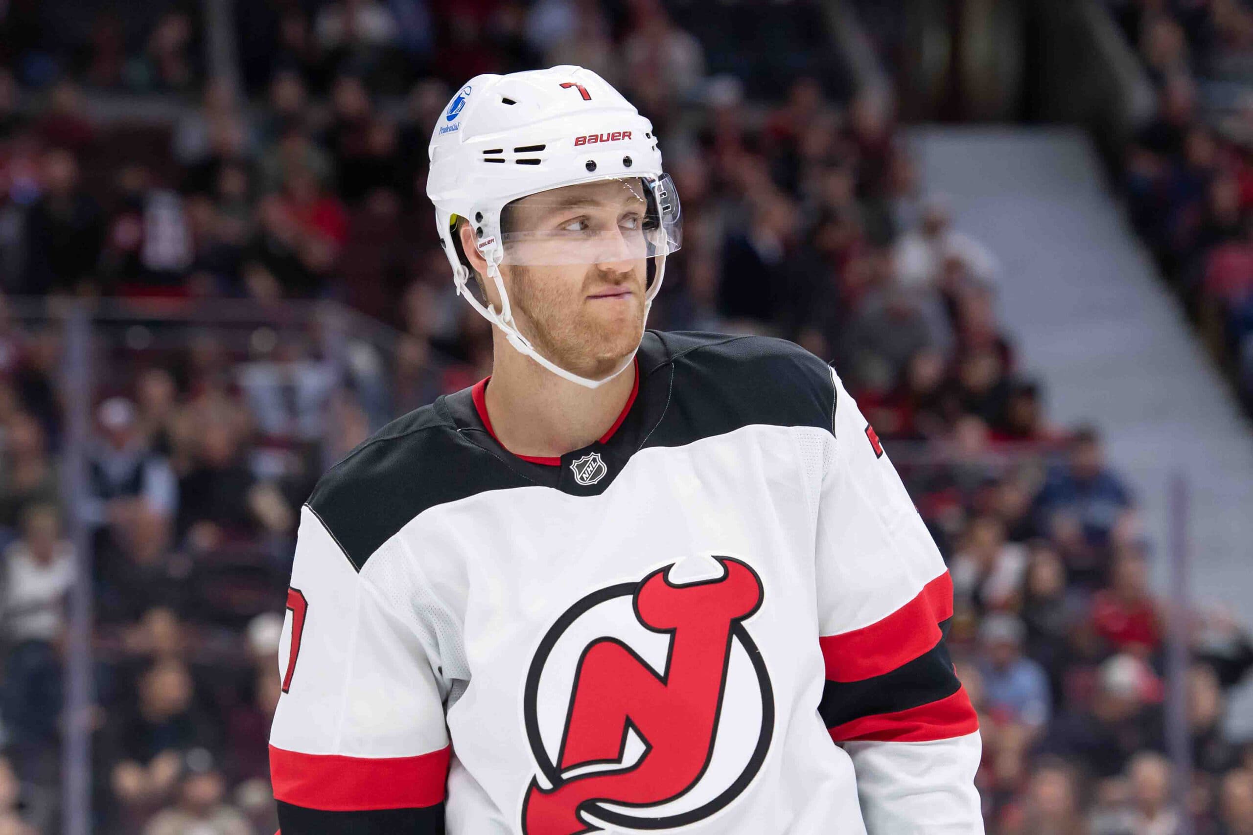 Devils’ Dougie Hamilton scratched; agent says player willing to be flexible on trade front