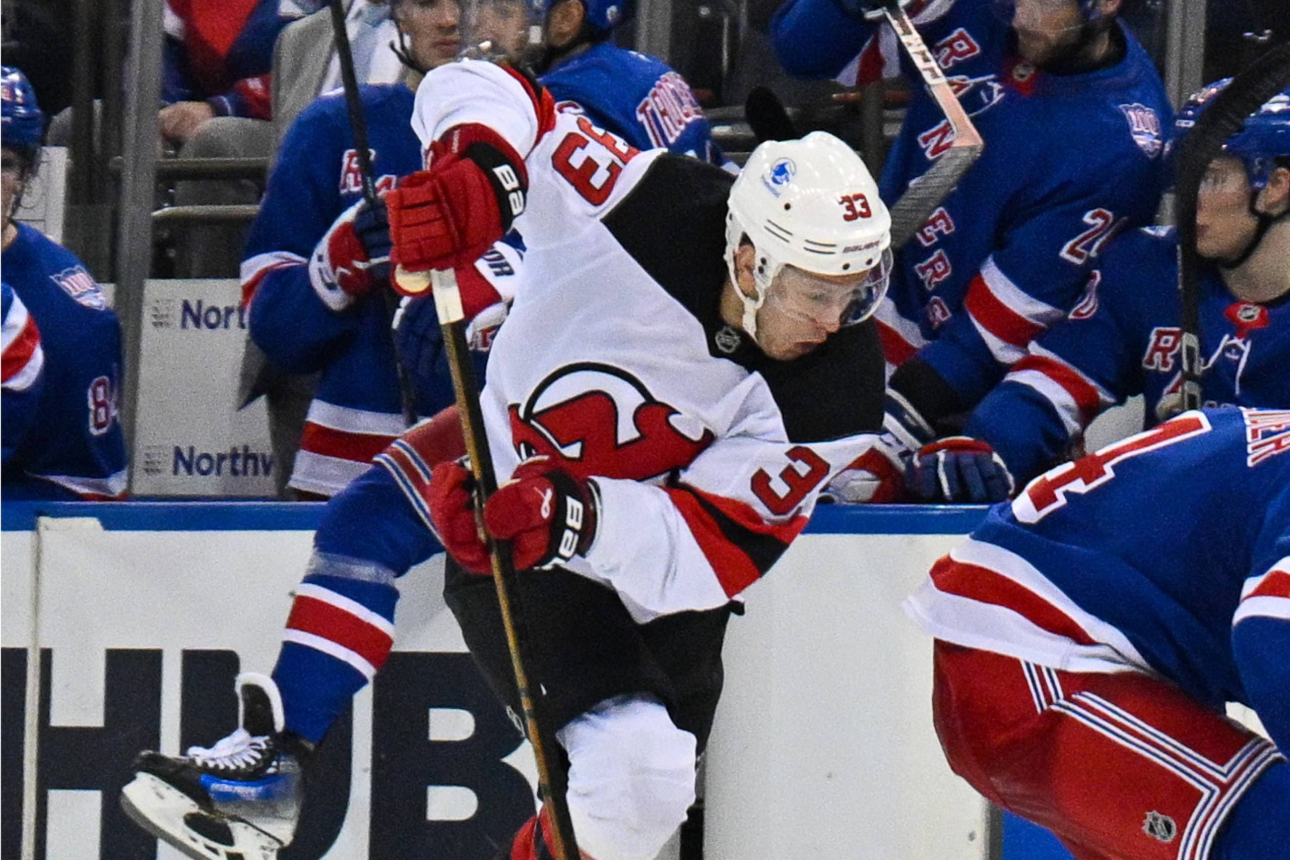 Devils’ Evgenii Dadonov to miss next two games with fractured hand