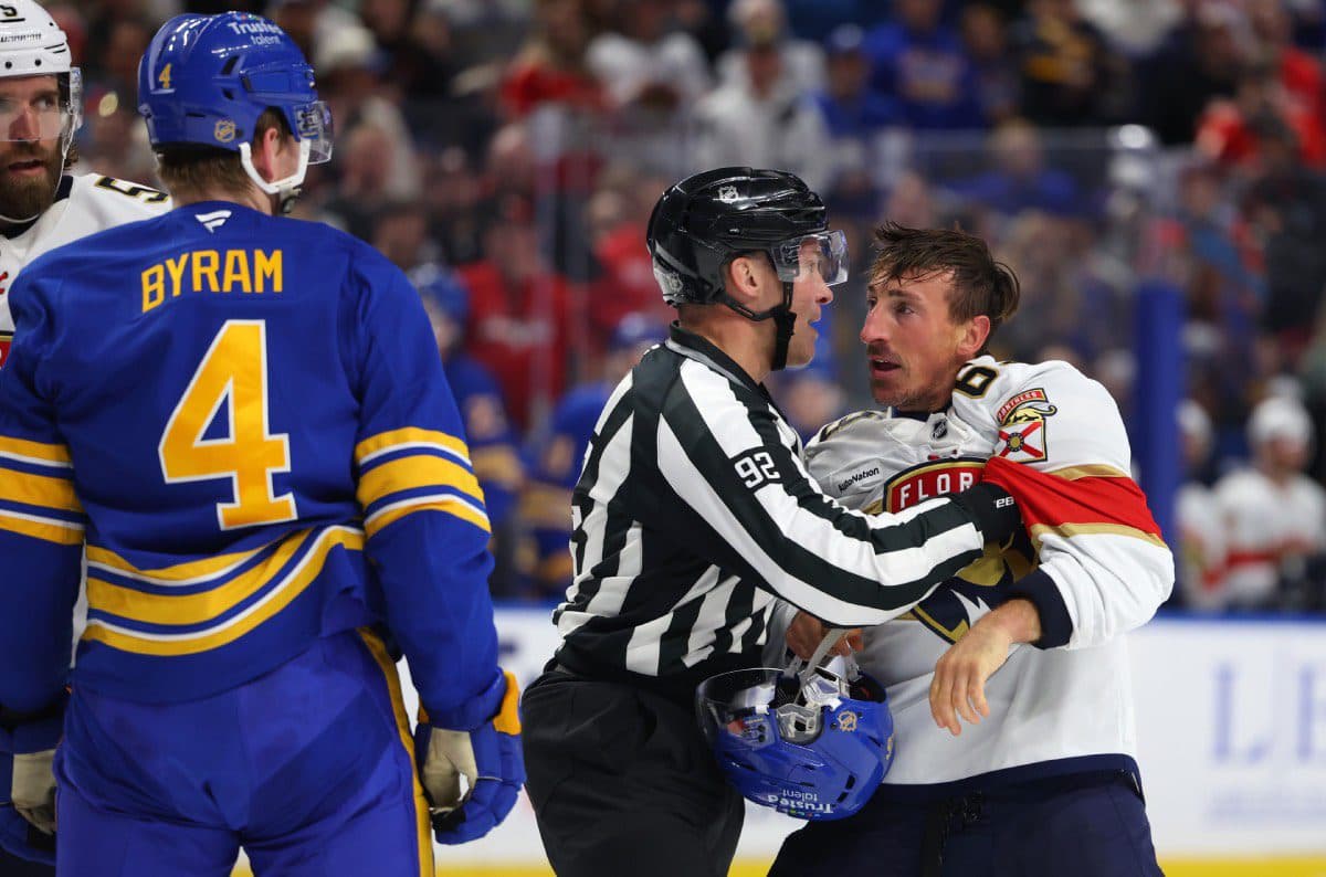 Panthers’ Marchand fined for unsportsmanlike conduct against Sabres