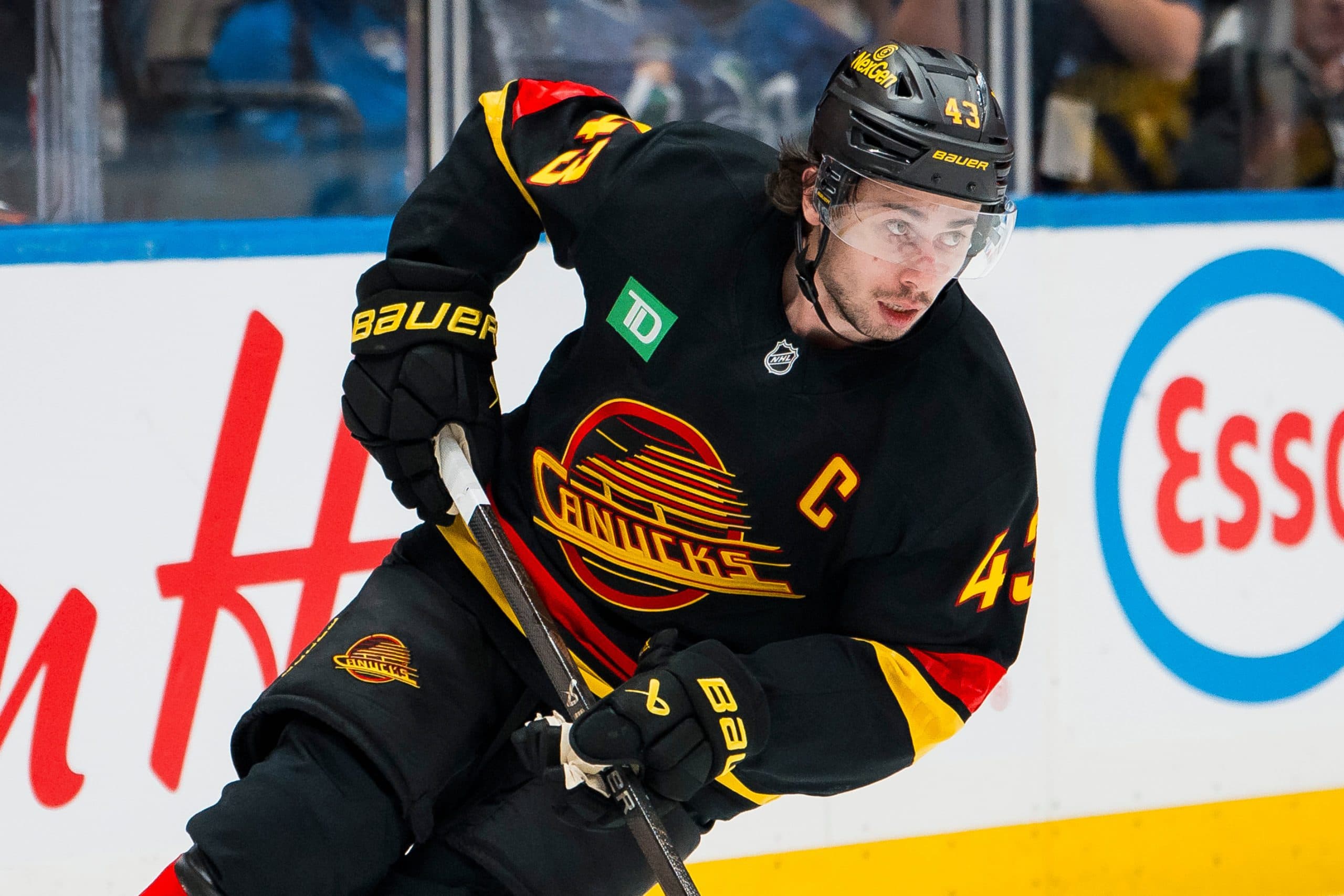 Canucks’ Quinn Hughes out day-to-day with lower-body injury