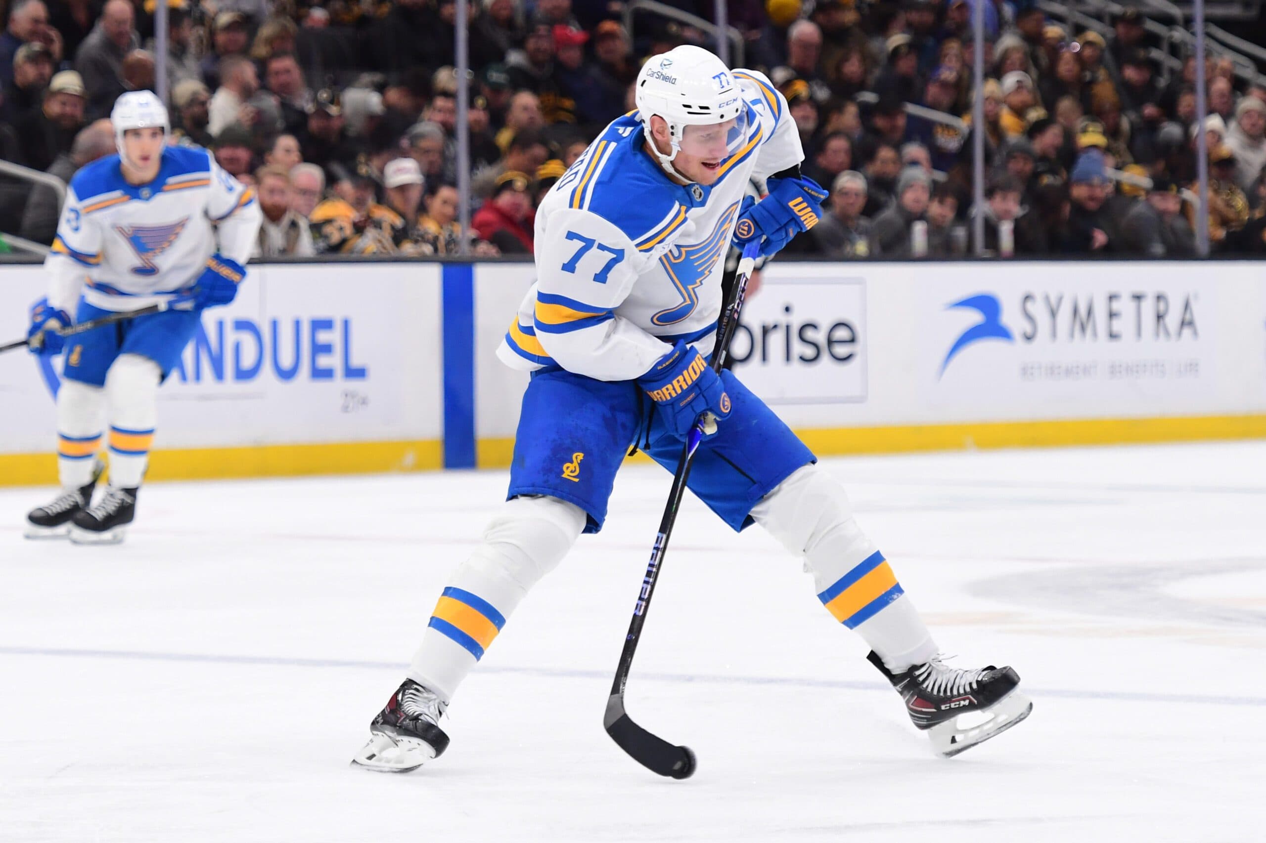 Devils acquire Bjugstad from Blues for Bordeleau, pick