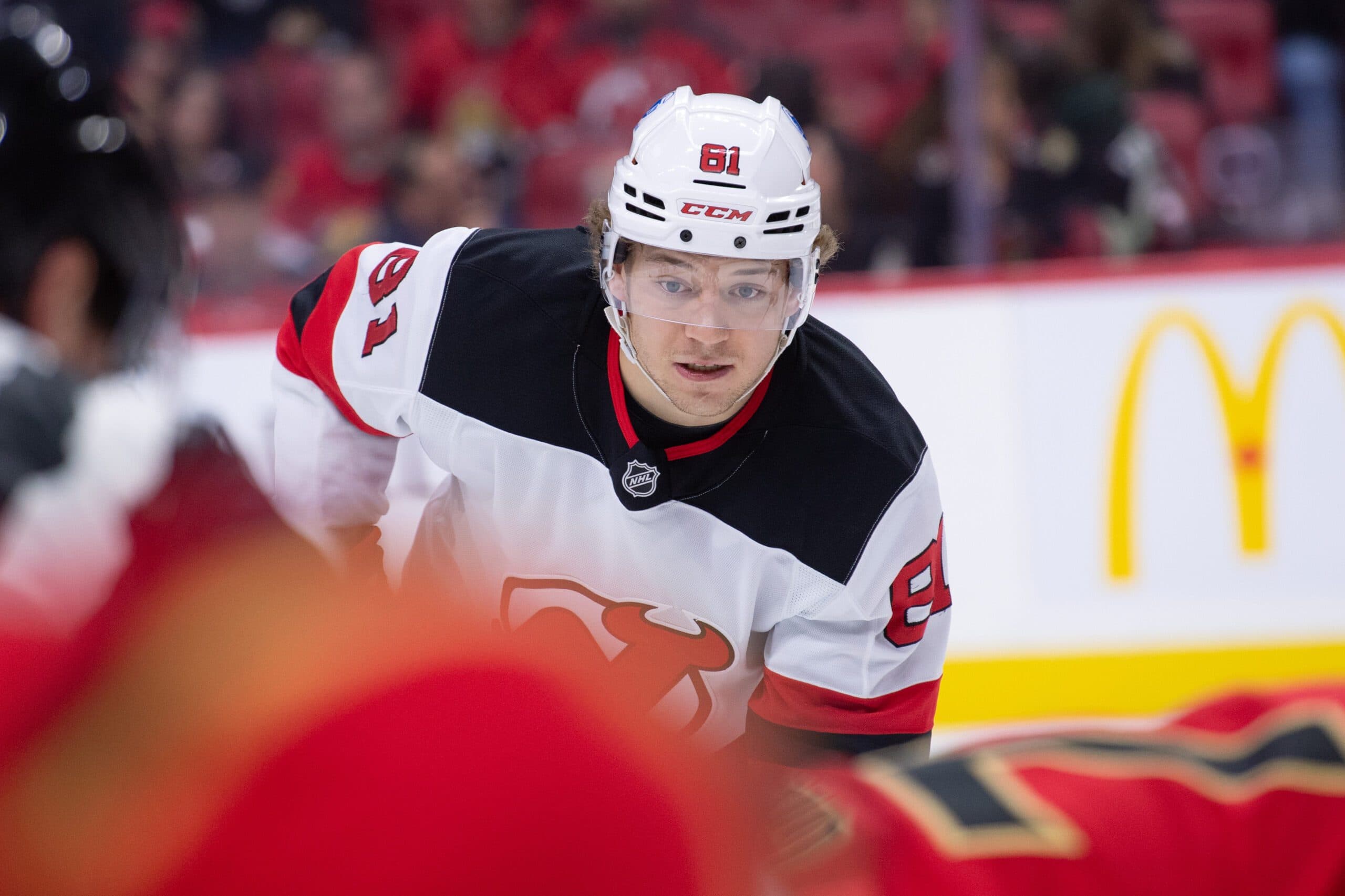 Devils’ Arseny Gritsyuk to miss next two games with upper-body injury