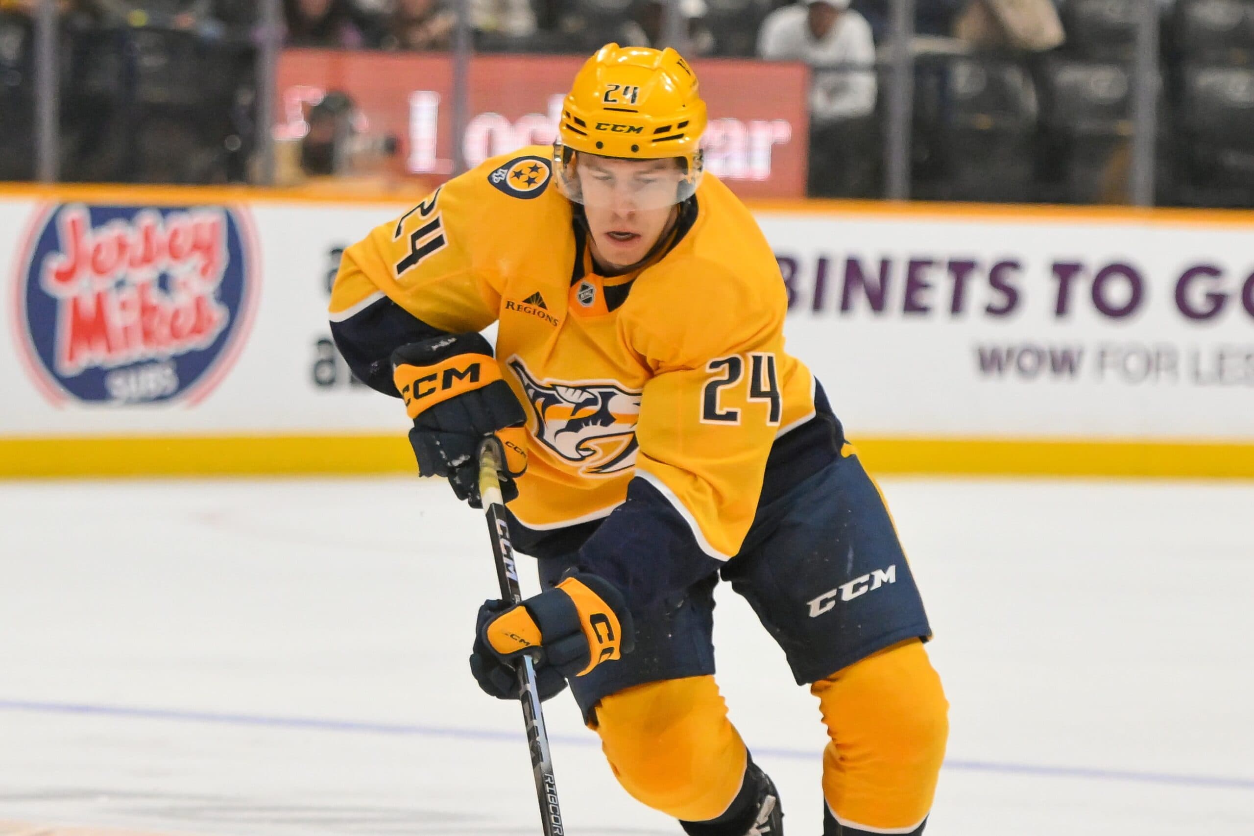 Oilers acquire Spencer Stastney from Predators for 2027 pick