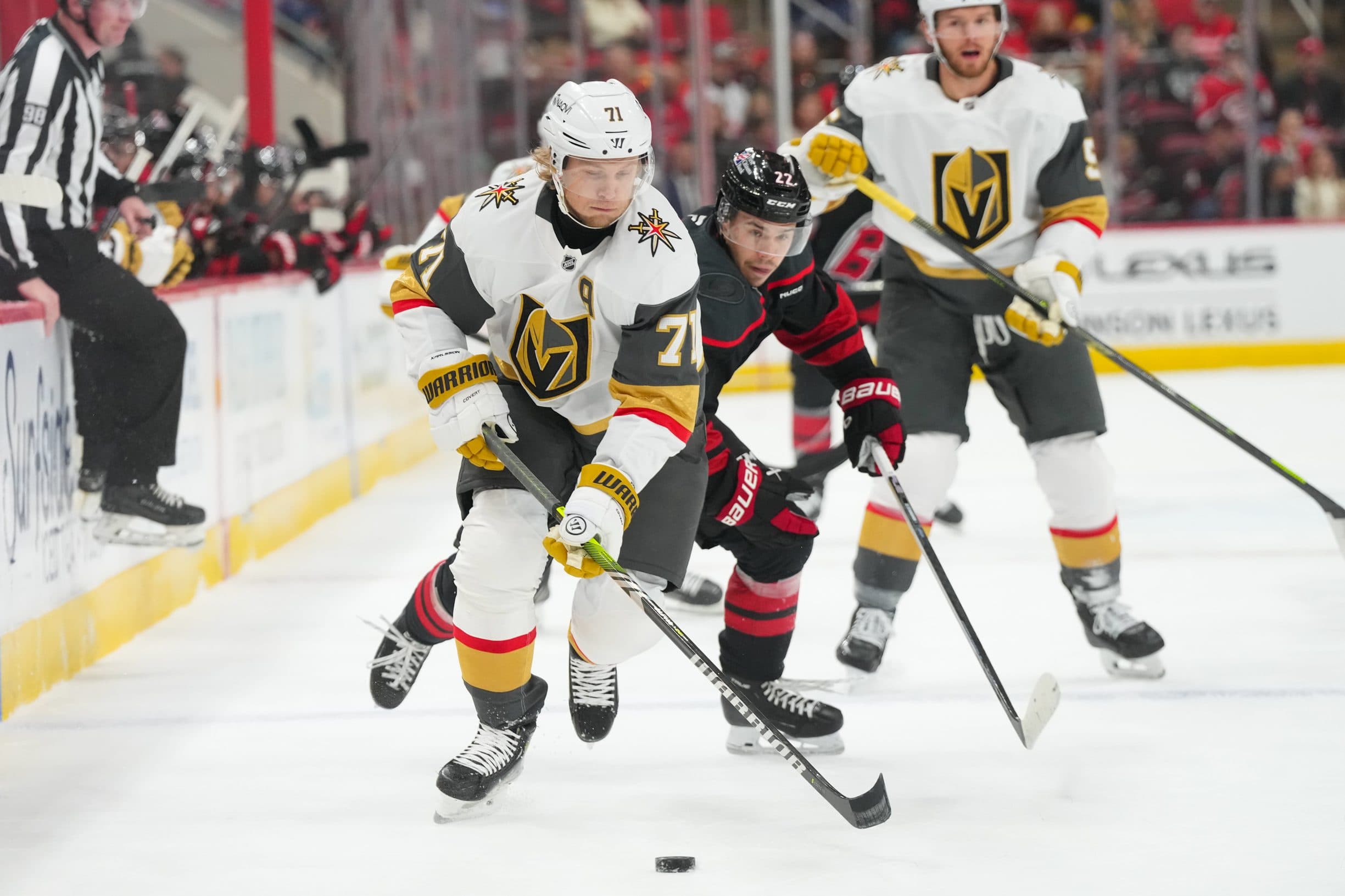 Karlsson, 33, has not played since November 8th.