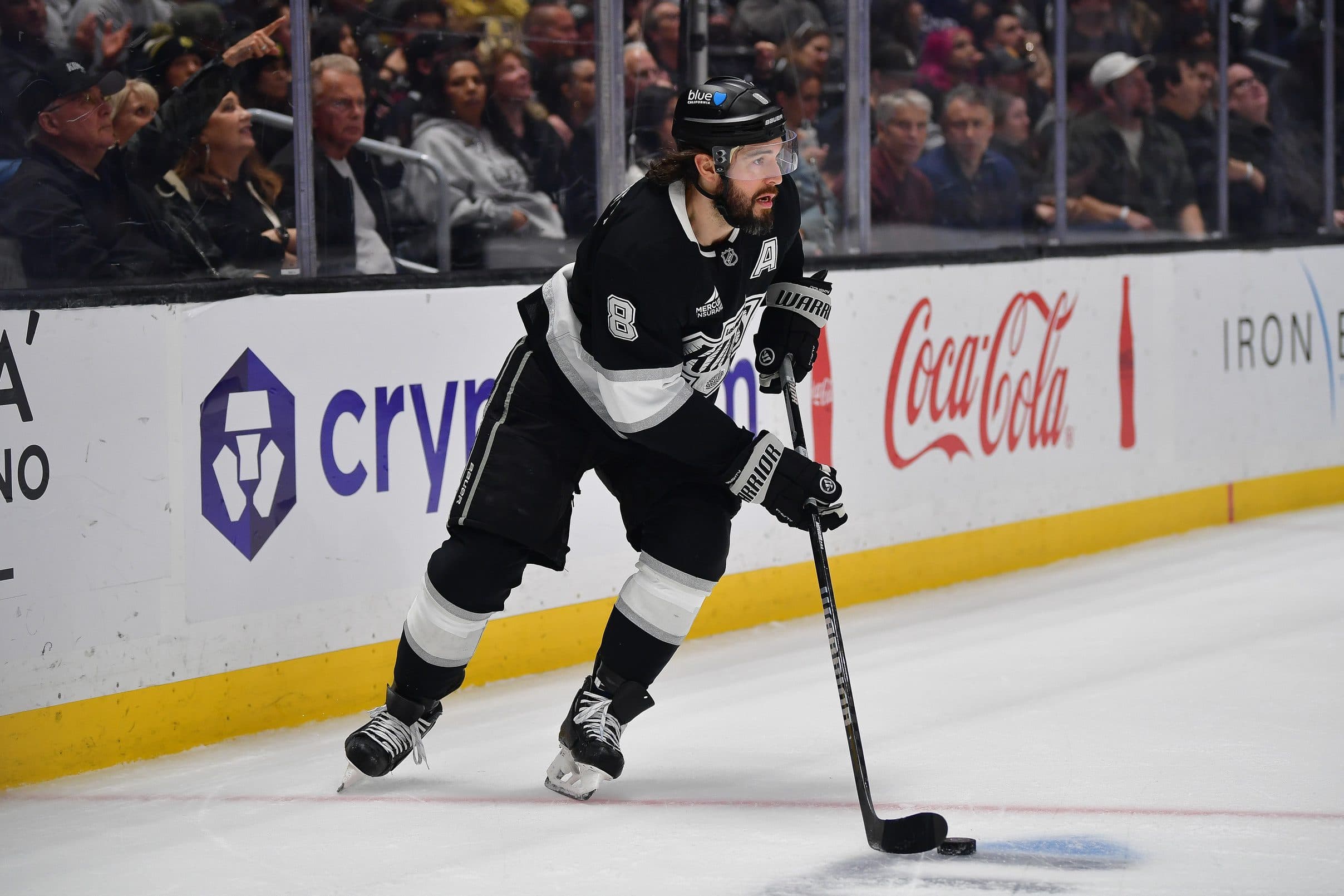Kings’ Drew Doughty leaves game against Oilers with lower-body injury