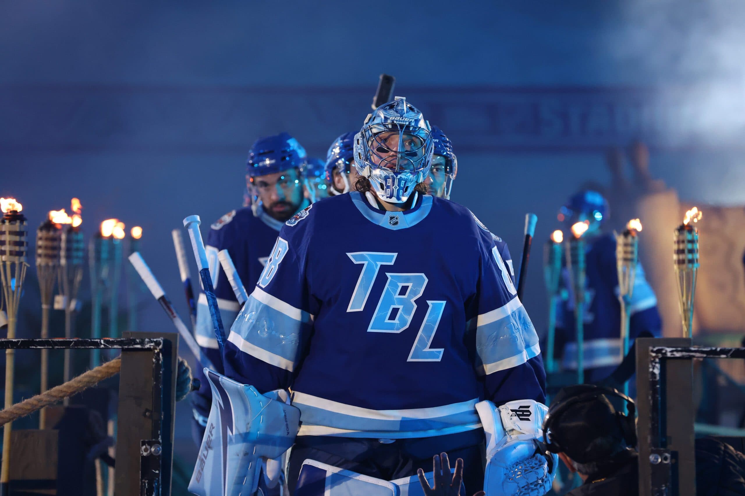 Tampa Bay Lightning goaltender Andrei Vasilevskiy