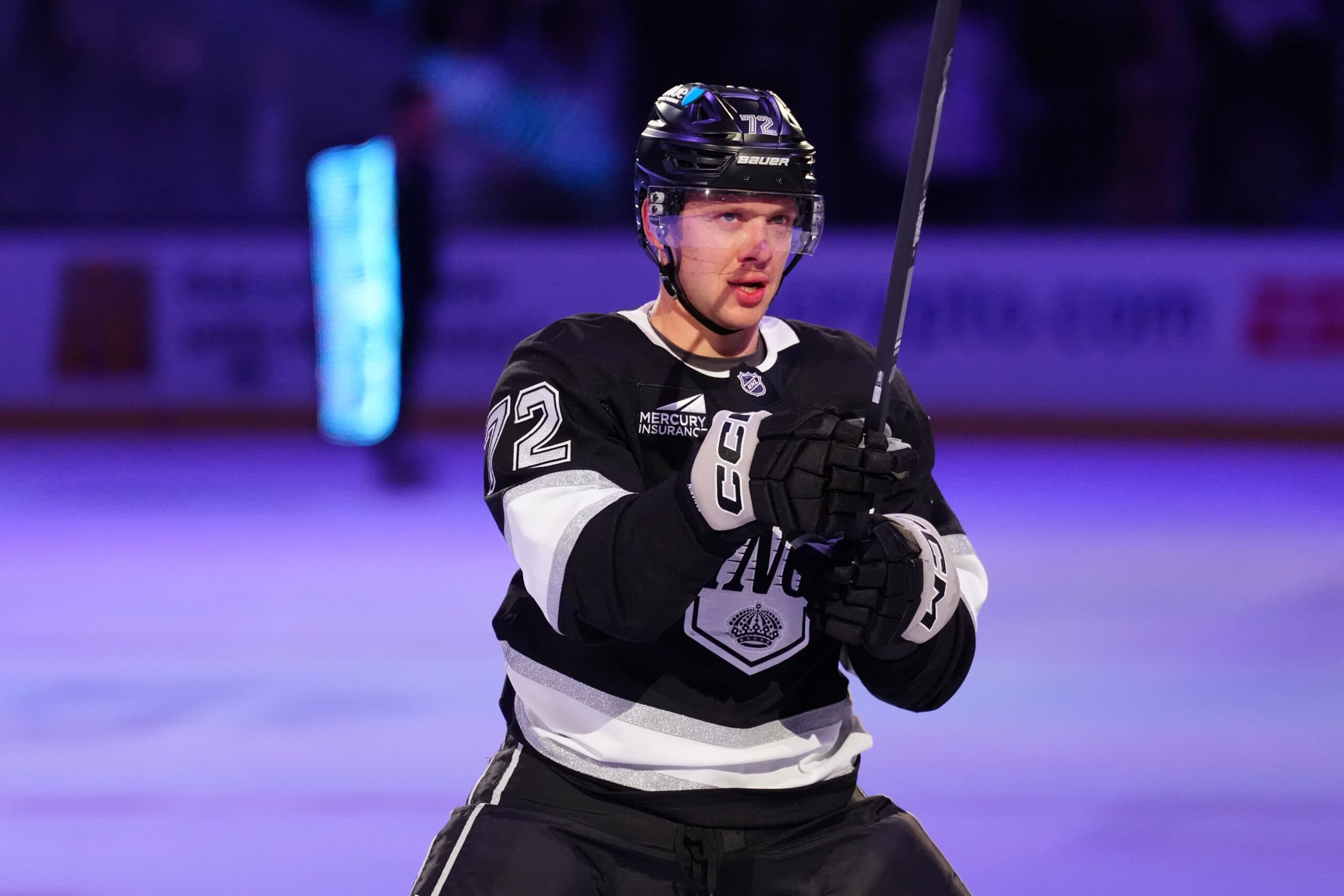 New York dealt Panarin to the Los Angeles Kings in early February.