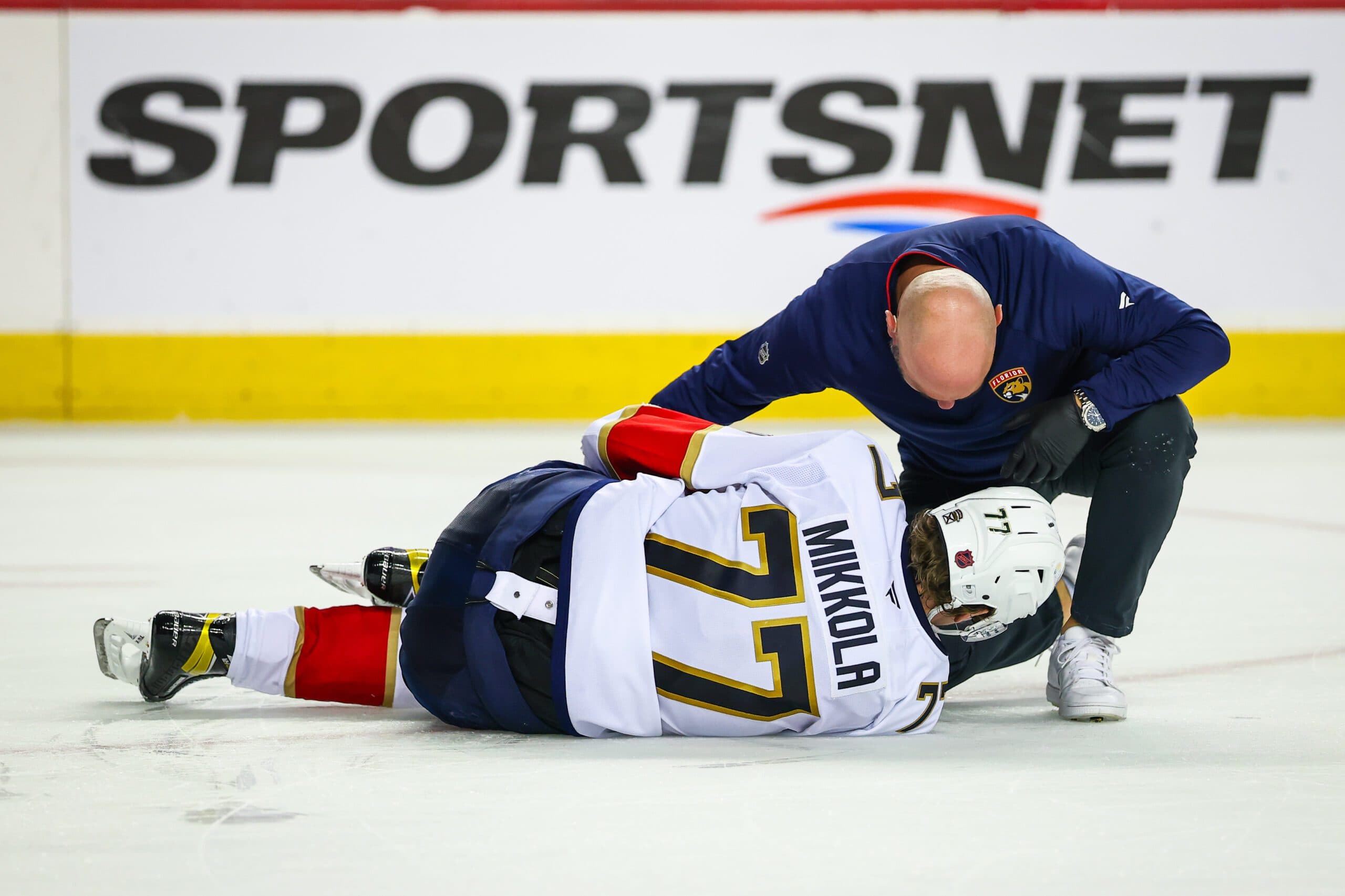 Panthers’ Mikkola, Balinskis, Samoskevich to miss time with injuries