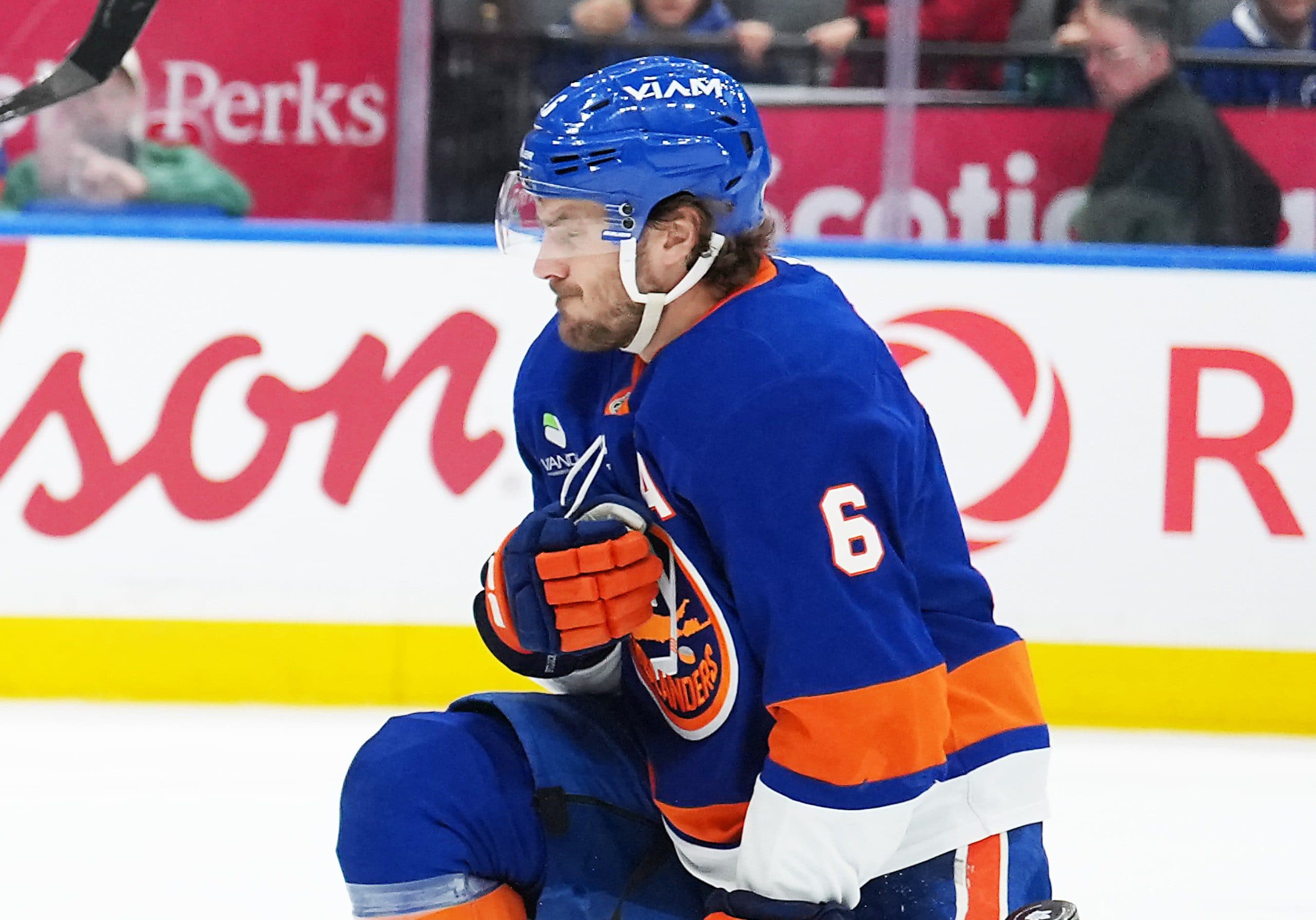 Islanders’ Ryan Pulock dealt with upper-body injury consistently throughout season