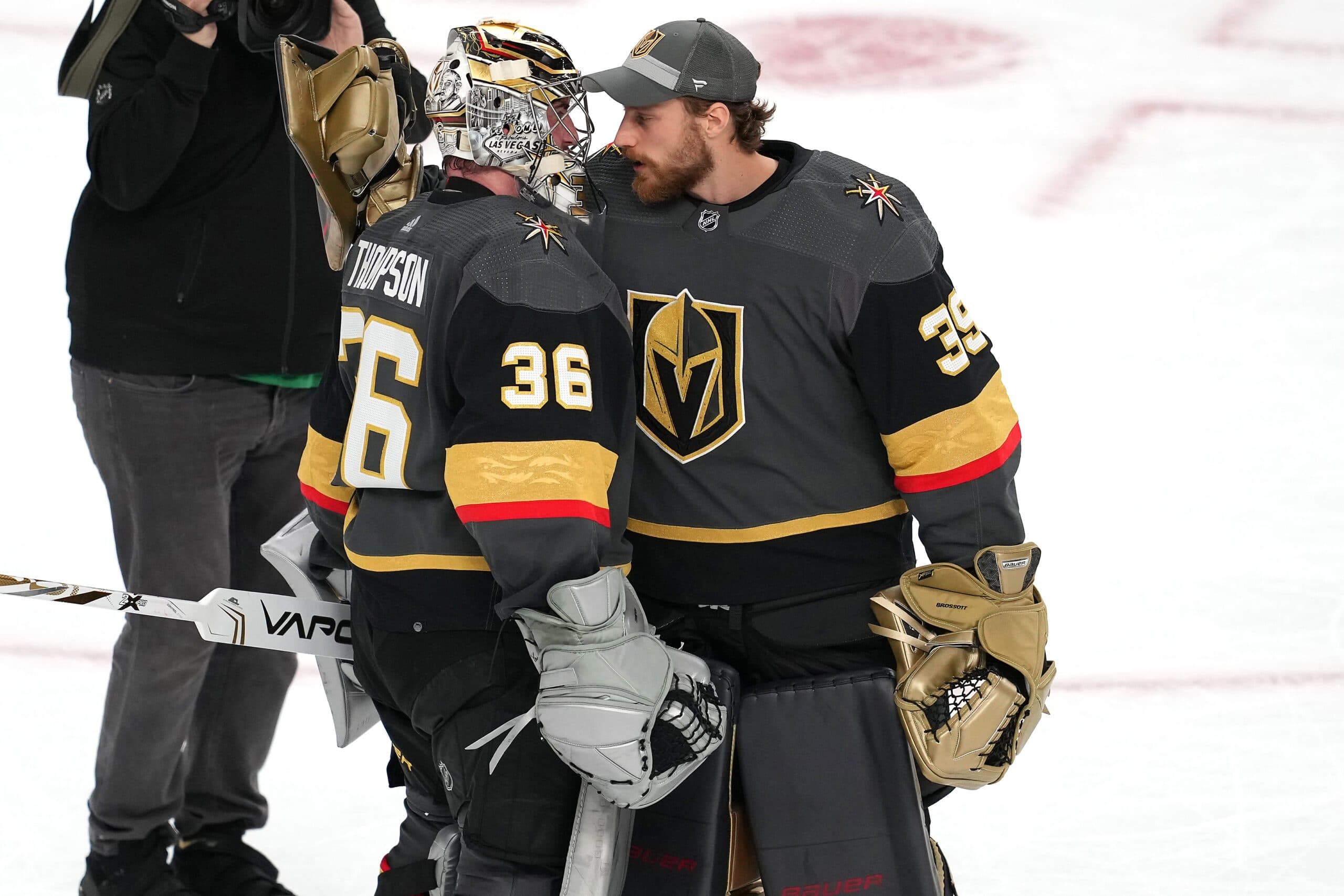 Logan Thompson, Laurent Brossoit expected to be healthy for 2023-24 NHL season