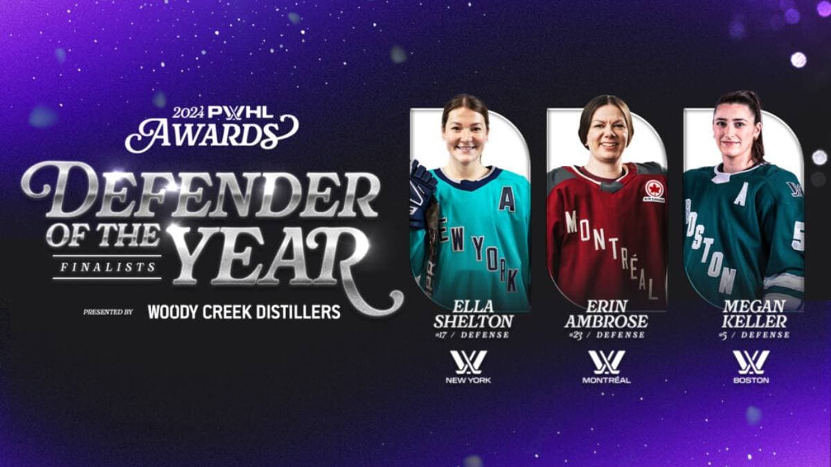 Ambrose, Keller, Shelton named PWHL Defender of the Year finalists