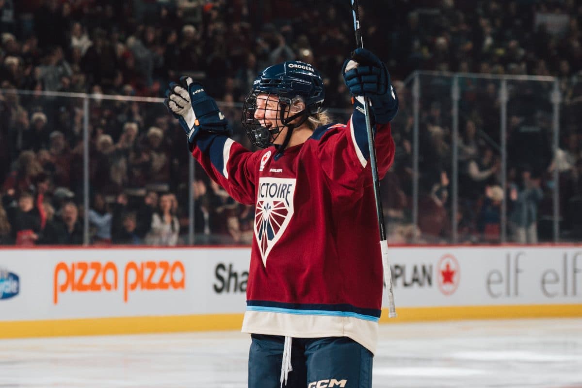 Montreal Victoire defender Kati Tabin
