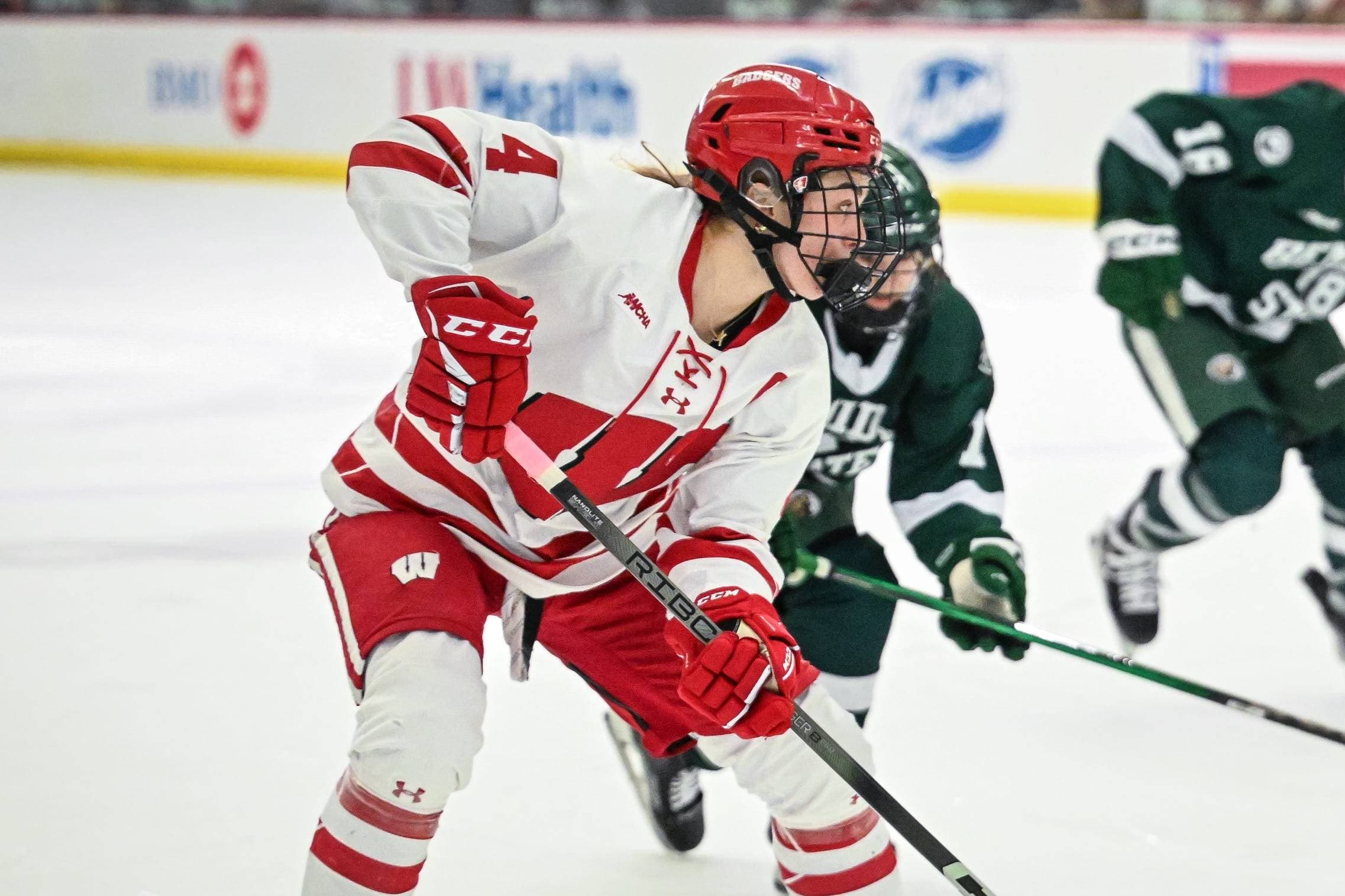 Wisconsin defender Caroline Harvey