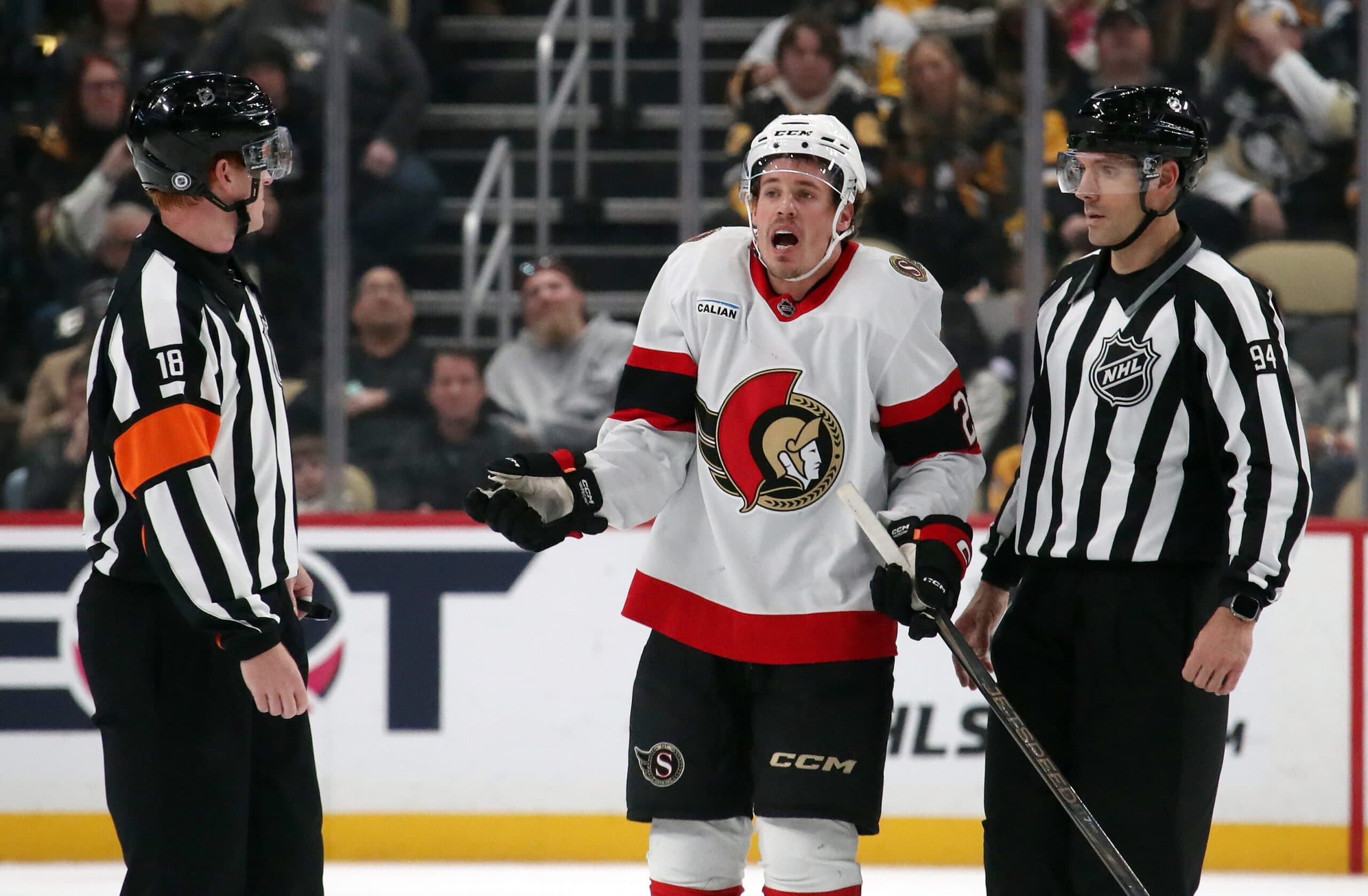 Nick Cousins fined for shooting pucks at Maple Leafs’ Anthony Stolarz; Senators fined $25K