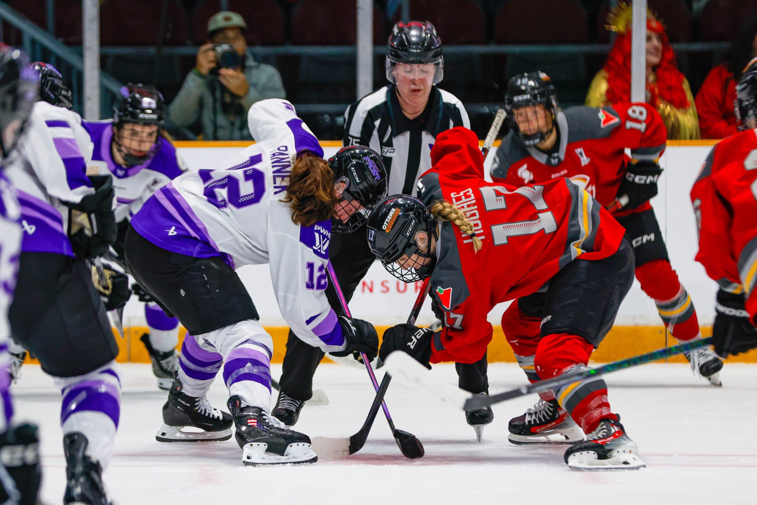 Frost defeat Charge in overtime in Game 2, tie PWHL Finals