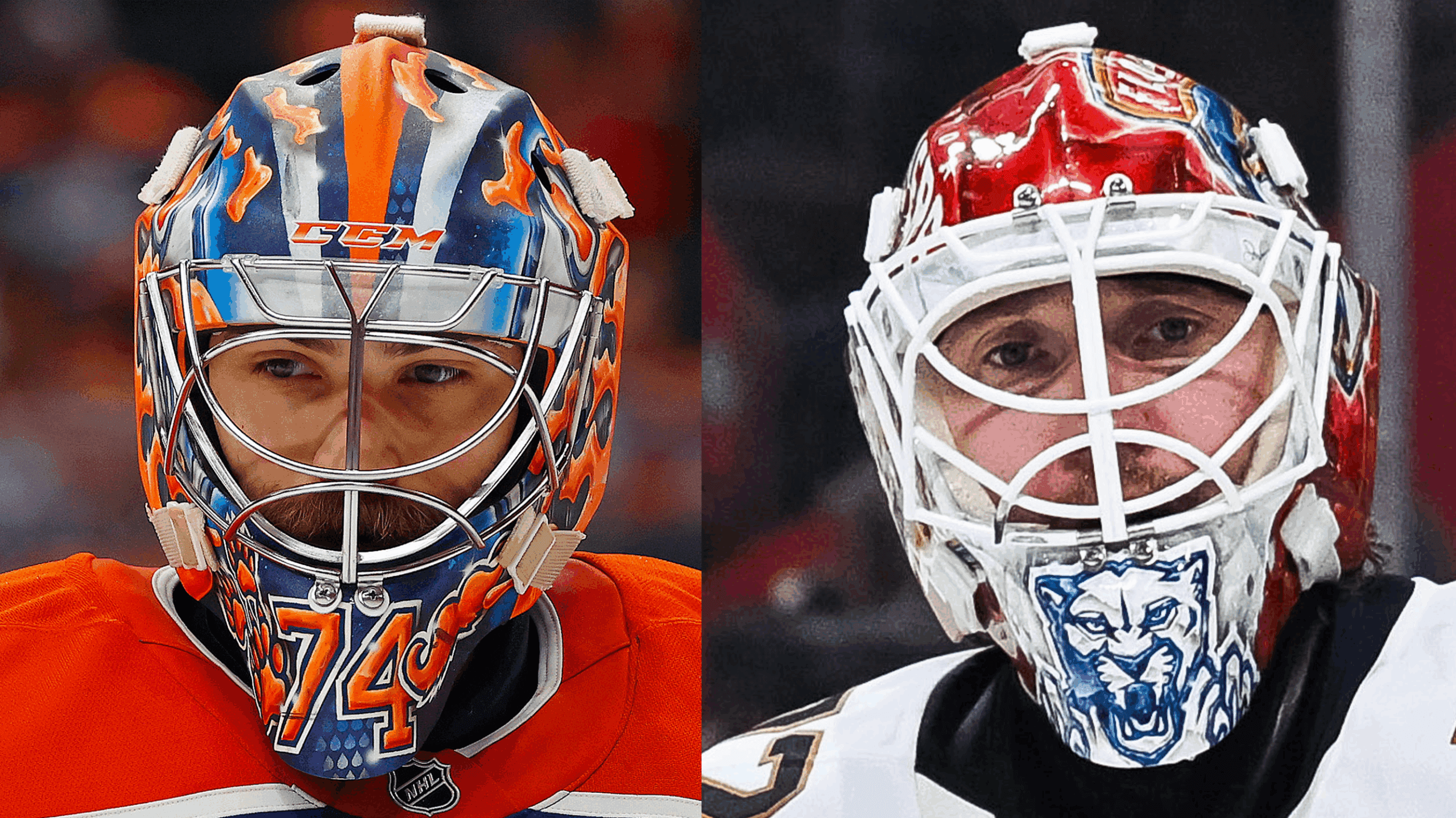 Stuart Skinner and Sergei Bobrovsky (Imagn Images)