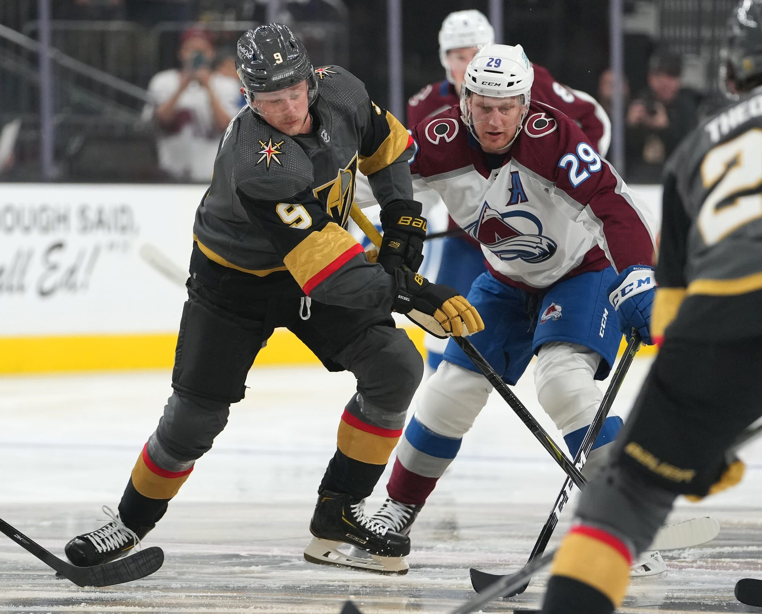 Jack Eichel and Nathan MacKinnon