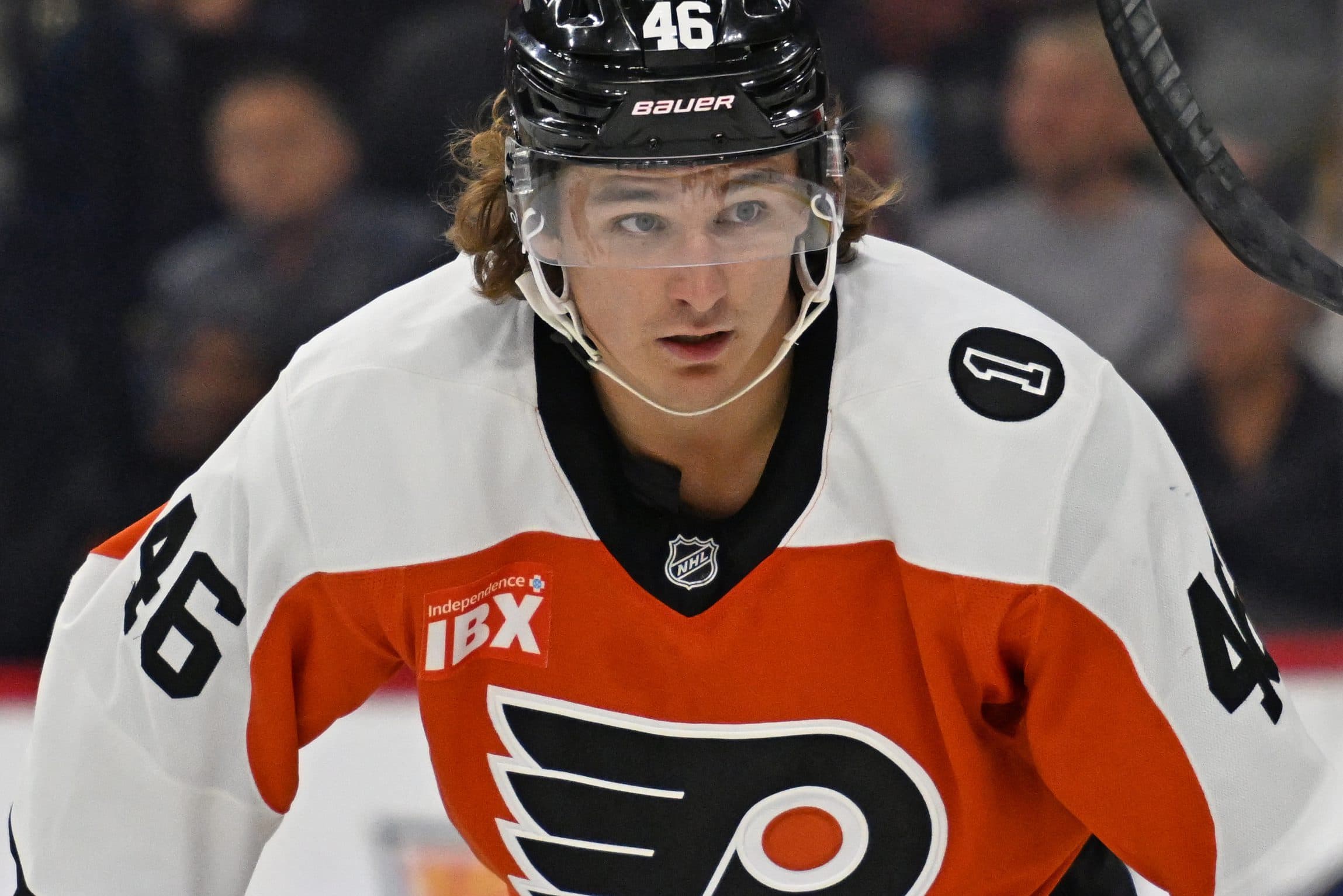 Philadelphia Flyers center Trevor Zegras