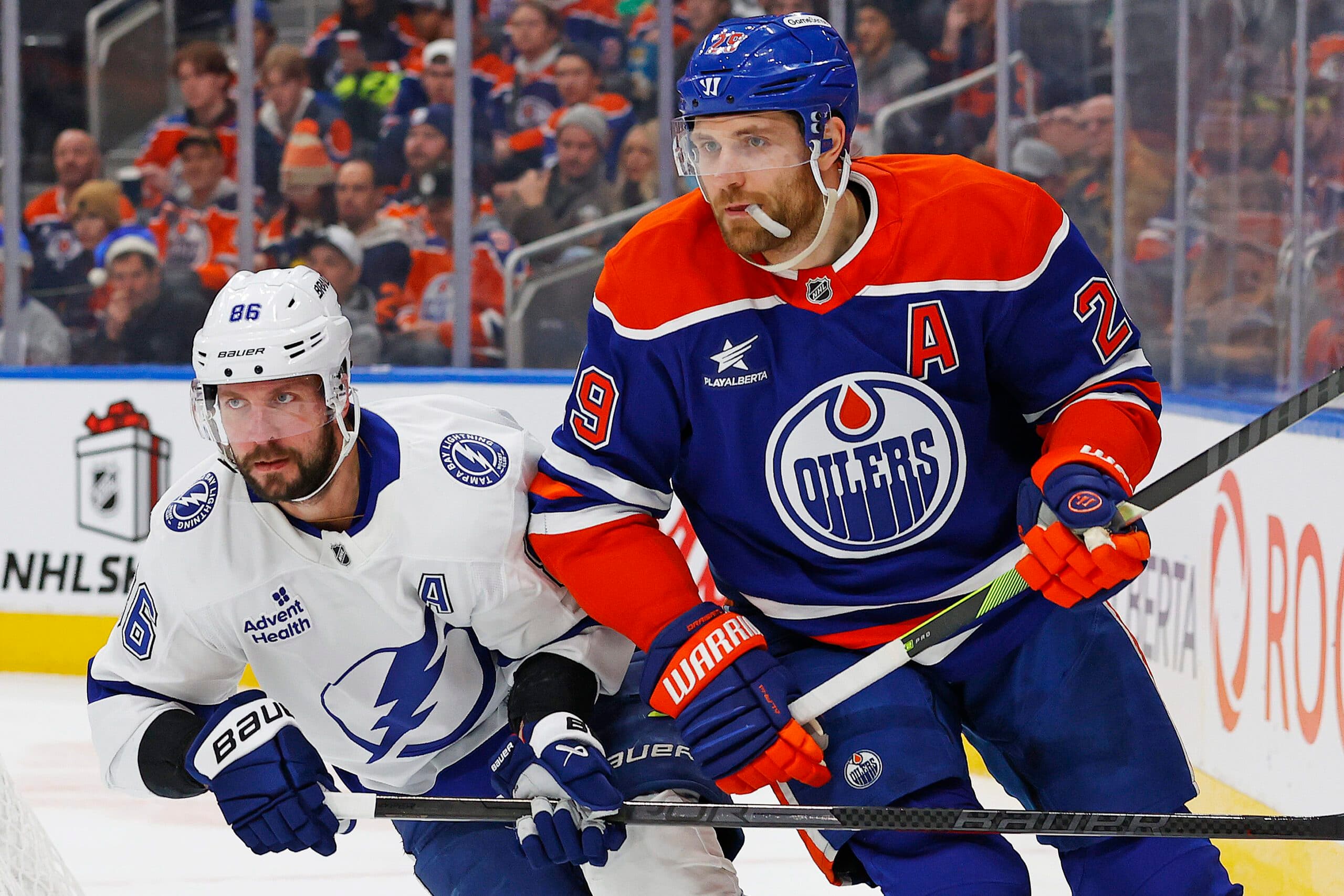 Nikita Kucherov and Leon Draisaitl