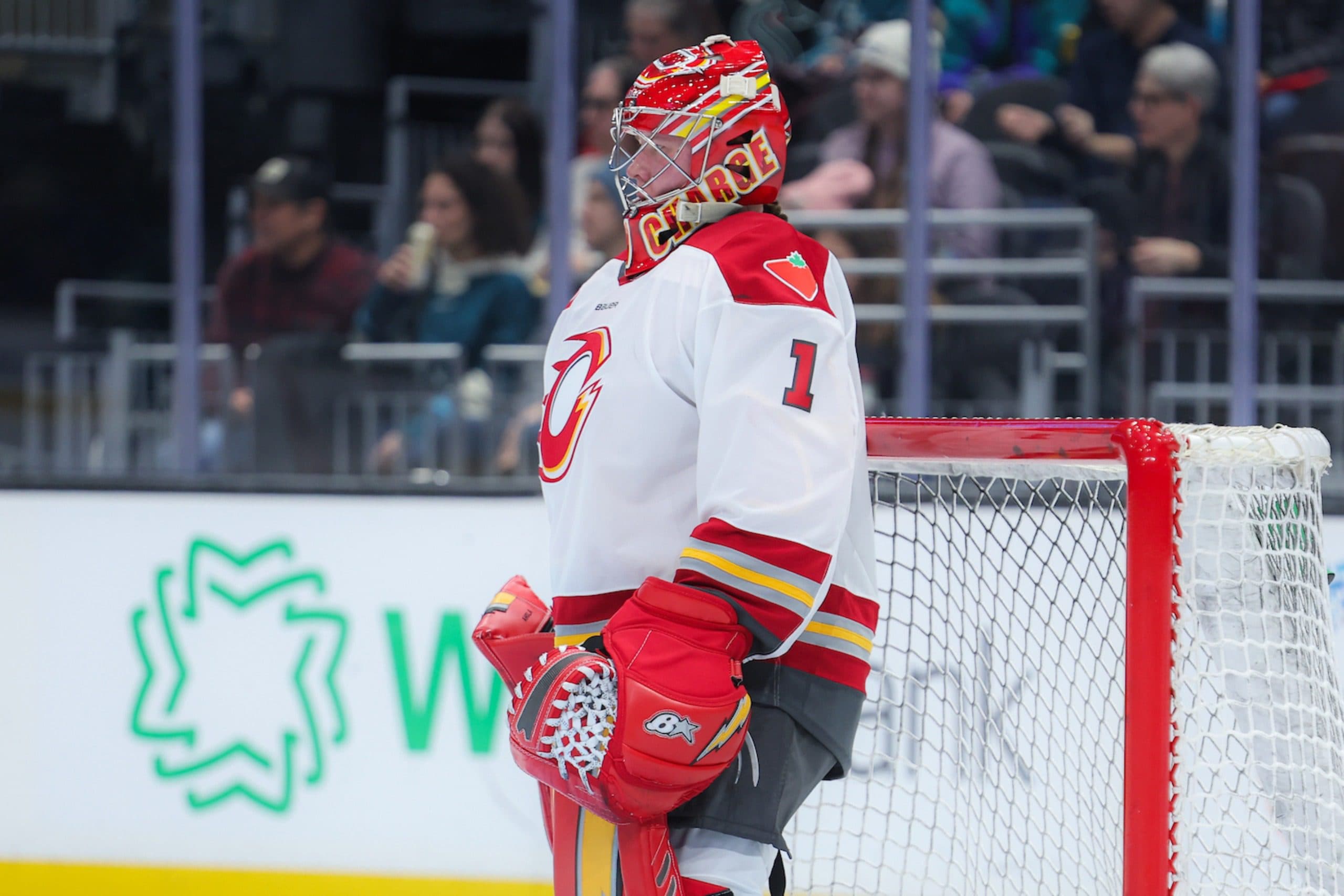 Ottawa Charge goaltender Sanni Ahola