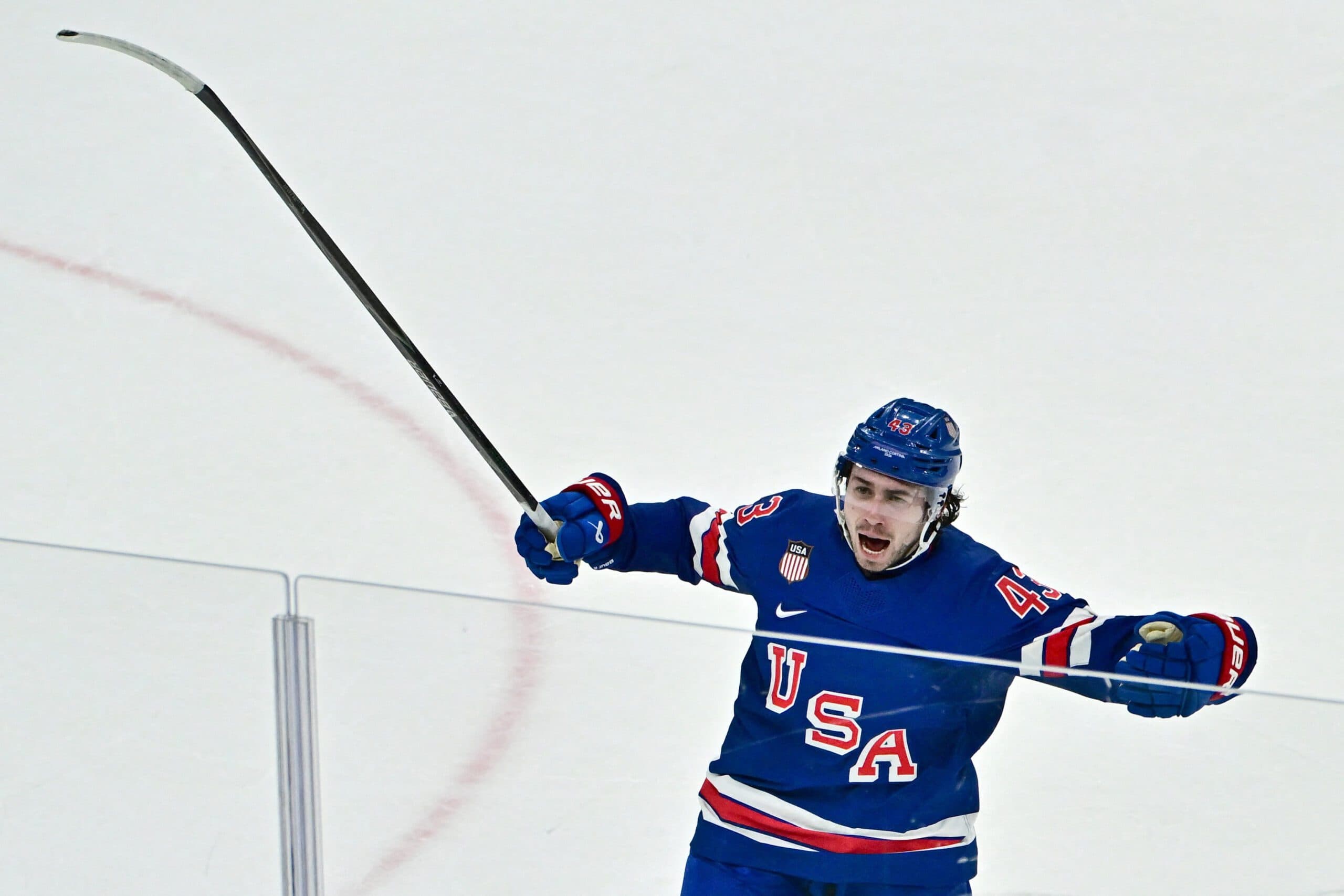 Team USA defenseman Quinn Hughes