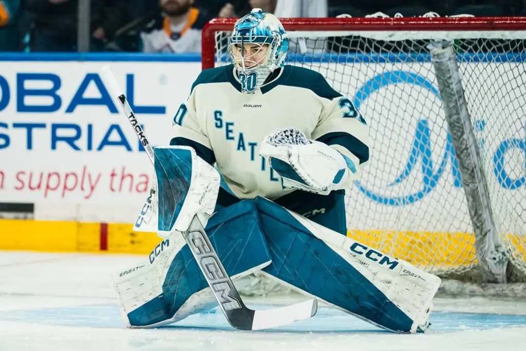 Seattle Torrent goaltender Corinne Schroeder