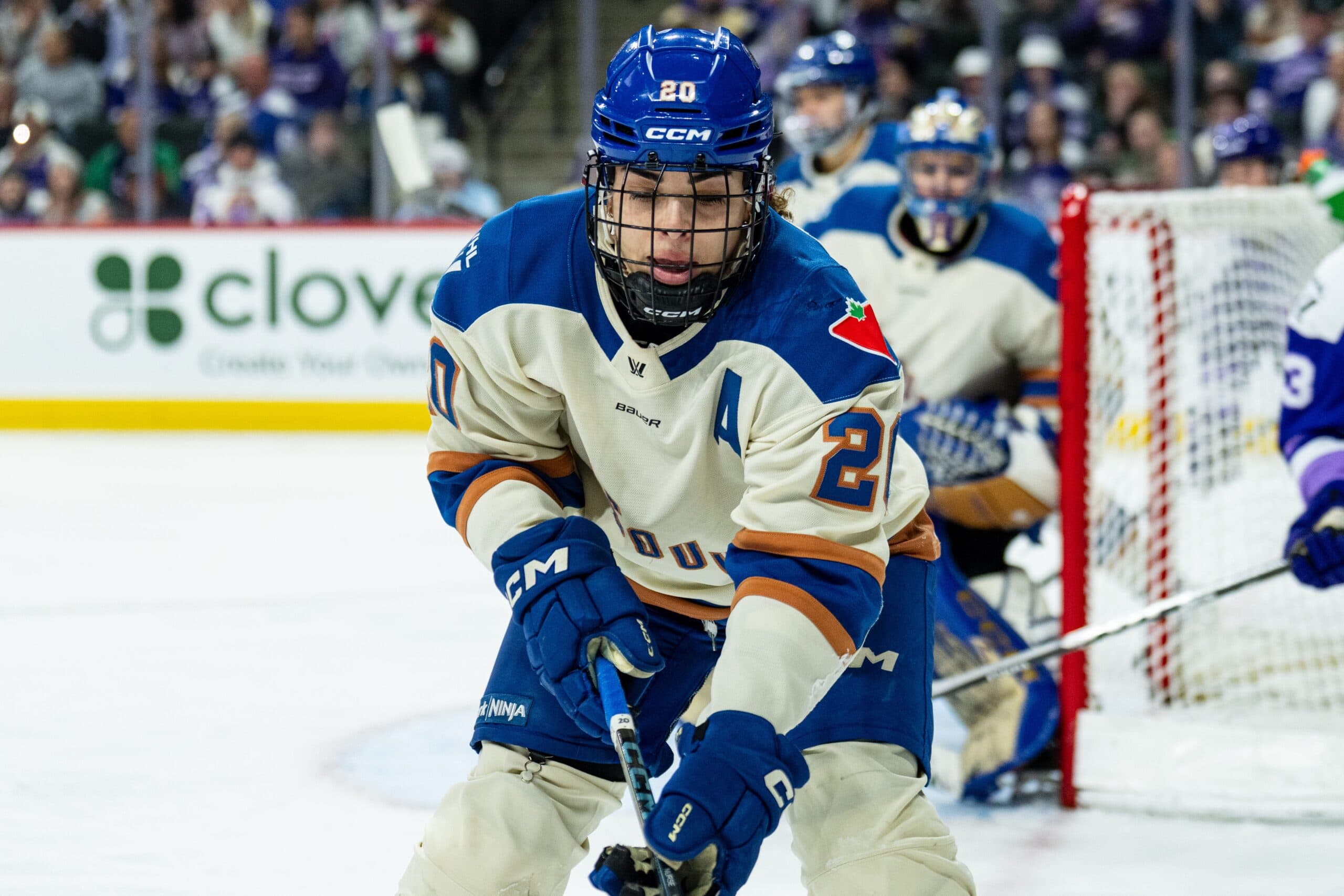 Vancouver Goldeneyes forward Sarah Nurse